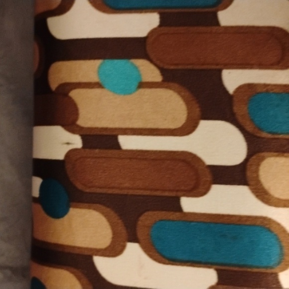 Shiraleah Brown and Blue Geometric Clutch - Picture 4 of 7